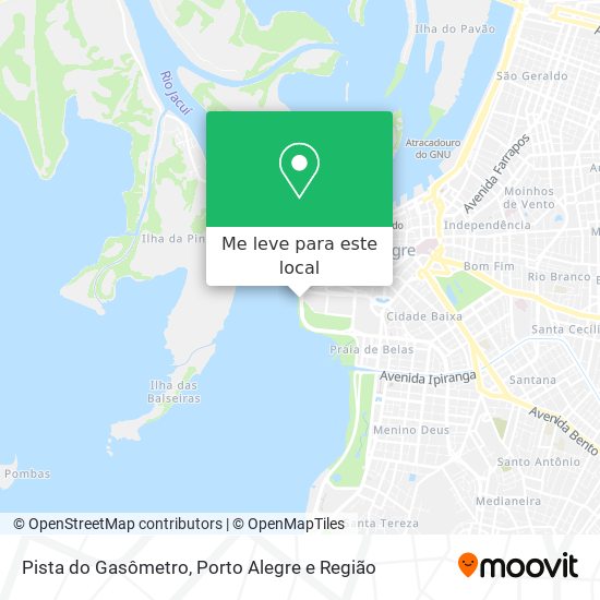 Pista do Gasômetro mapa