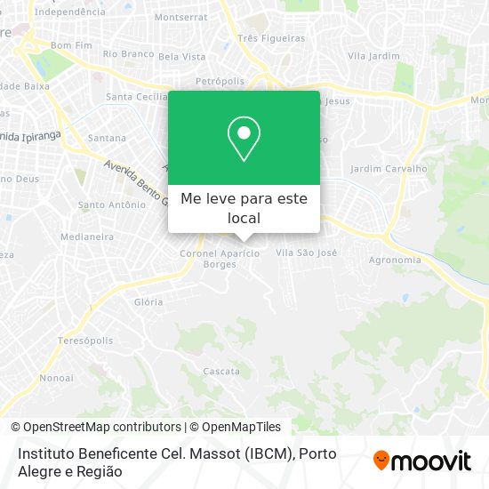 Instituto Beneficente Cel. Massot (IBCM) mapa