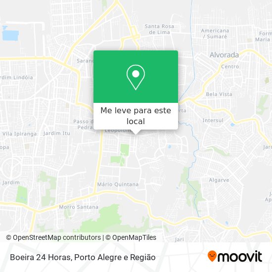 Boeira 24 Horas mapa