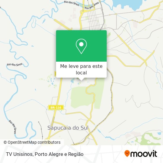 TV Unisinos mapa