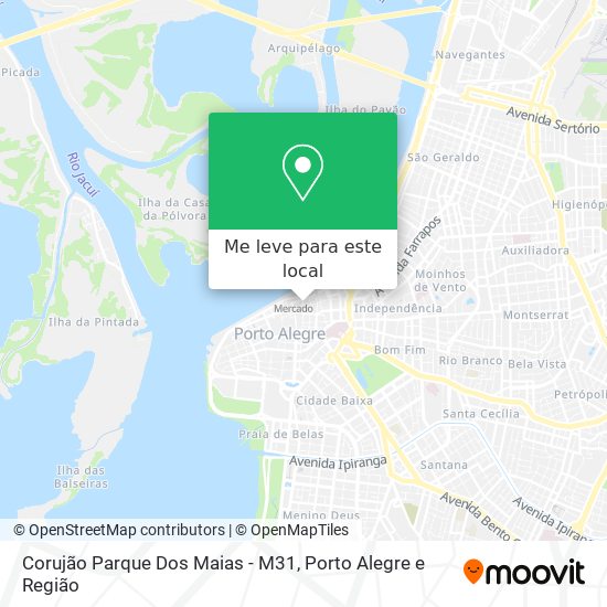 Corujão Parque Dos Maias - M31 mapa