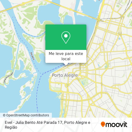 Evel - Julia Bento Até Parada 17 mapa