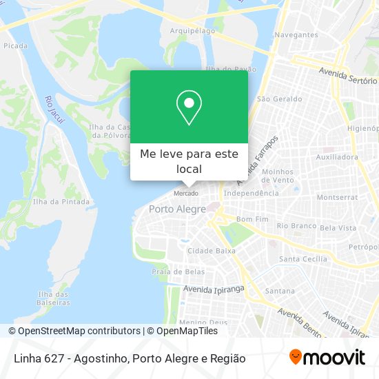 Linha 627 - Agostinho mapa