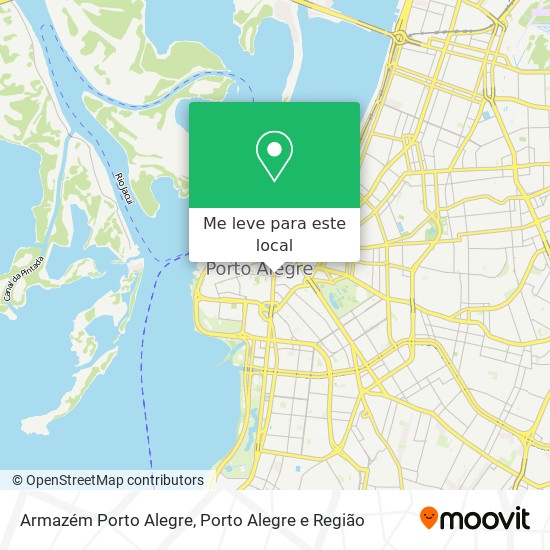 Armazém Porto Alegre mapa