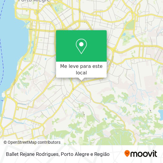 Ballet Rejane Rodrigues mapa