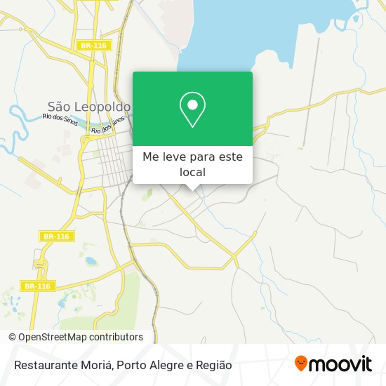 Restaurante Moriá mapa