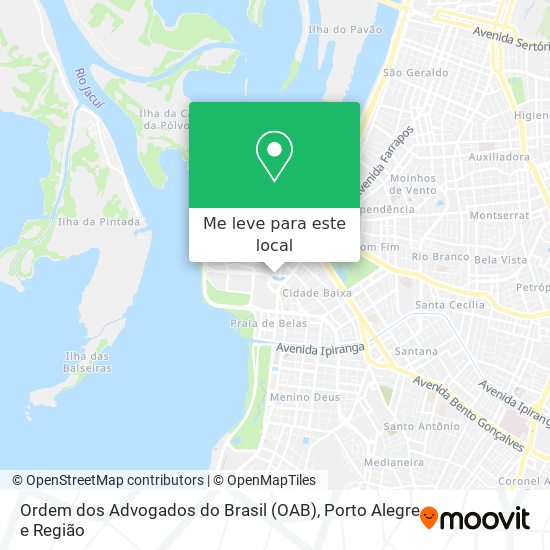 Ordem dos Advogados do Brasil (OAB) mapa