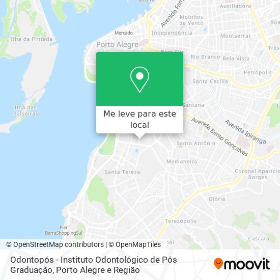 Odontopós - Instituto Odontológico de Pós Graduação mapa