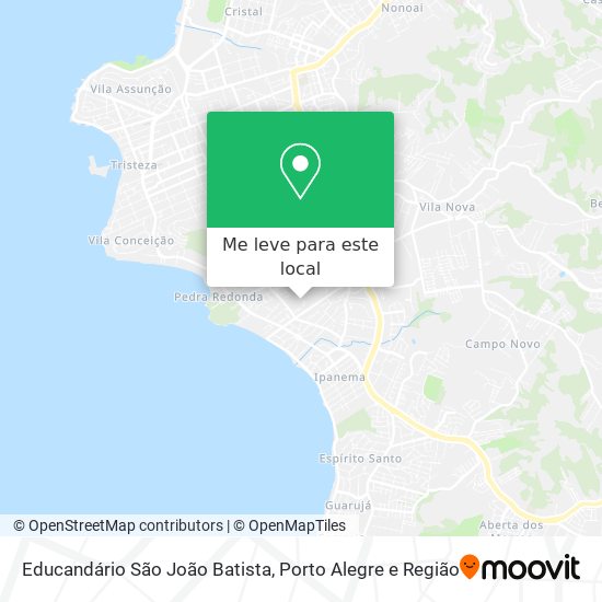 Educandário São João Batista mapa