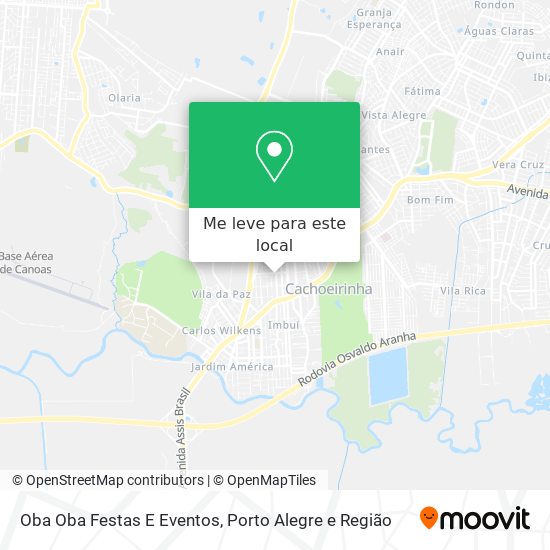 Oba Oba Festas E Eventos mapa