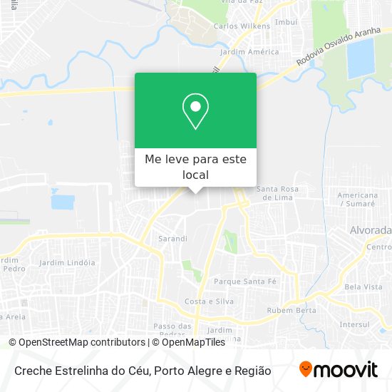 Creche Estrelinha do Céu mapa