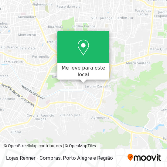 Lojas Renner - Compras mapa