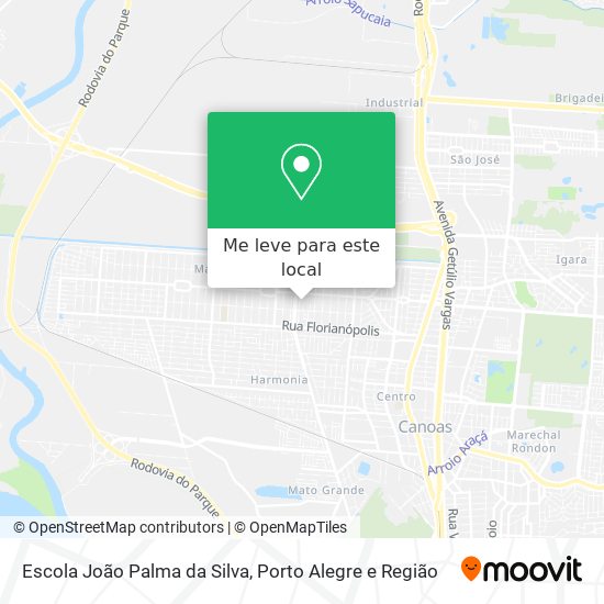Escola João Palma da Silva mapa