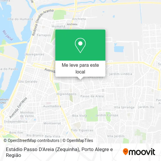 Estádio Passo D'Areia (Zequinha) mapa