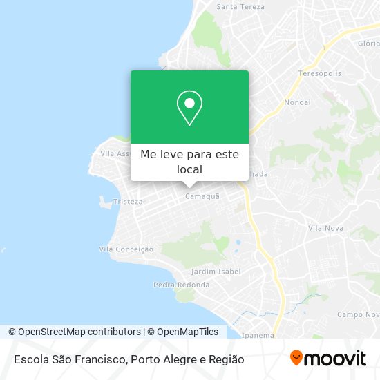 Escola São Francisco mapa