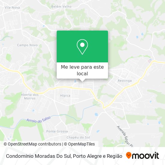 Condomínio Moradas Do Sul mapa