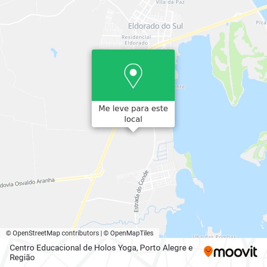 Centro Educacional de Holos Yoga mapa