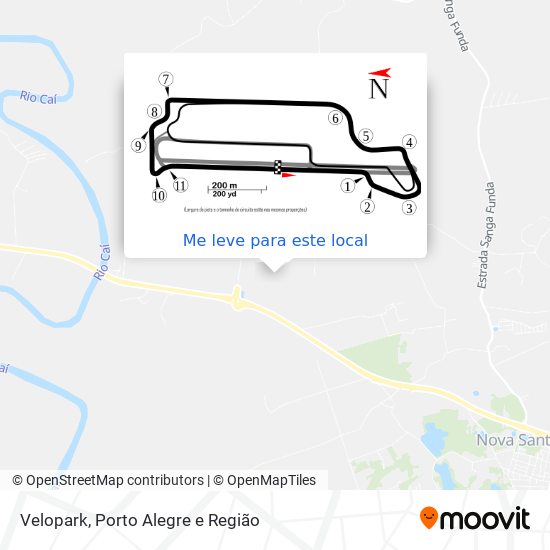 Velopark mapa