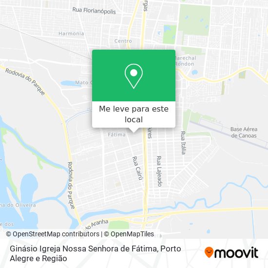 Ginásio Igreja Nossa Senhora de Fátima mapa