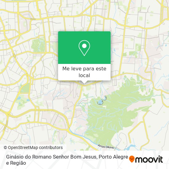 Ginásio do Romano Senhor Bom Jesus mapa