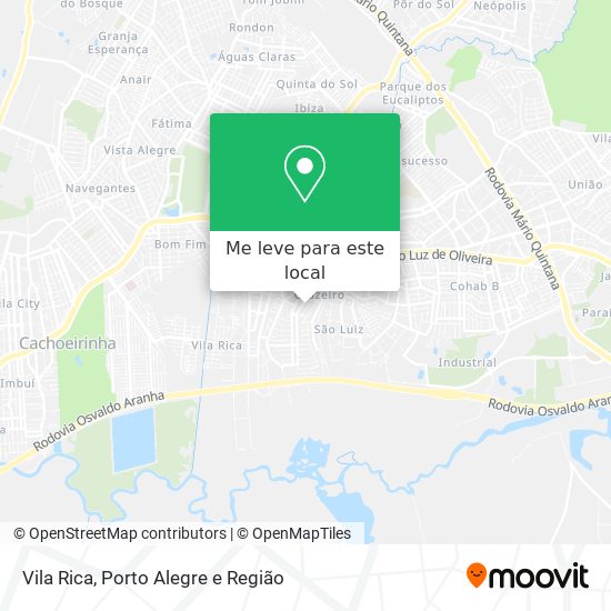 Vila Rica mapa