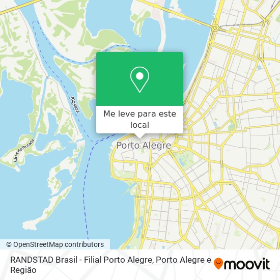 RANDSTAD Brasil - Filial Porto Alegre mapa
