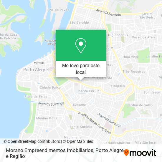 Morano Empreendimentos Imobiliários mapa