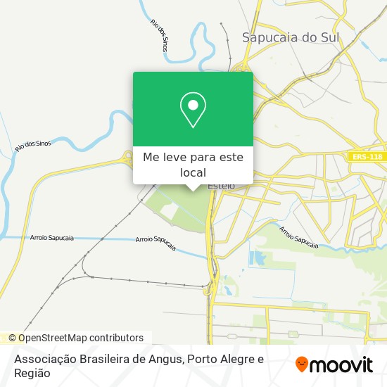 Associação Brasileira de Angus mapa