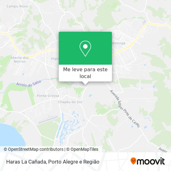 Haras La Cañada mapa