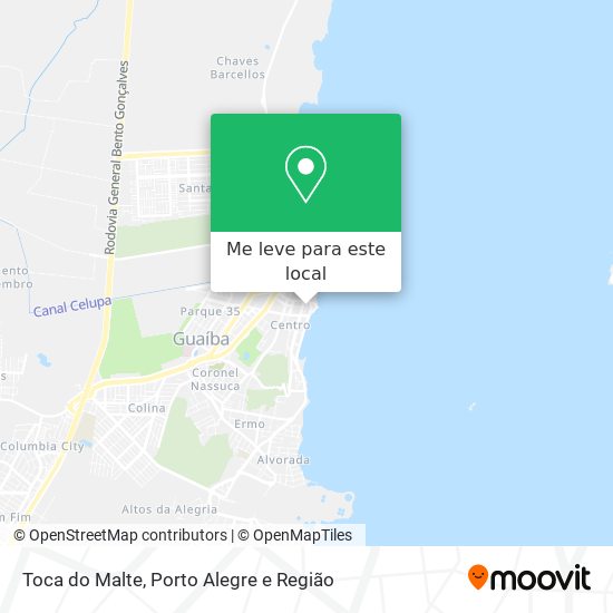 Toca do Malte mapa