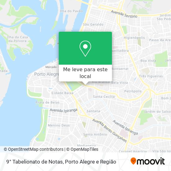 9° Tabelionato de Notas mapa