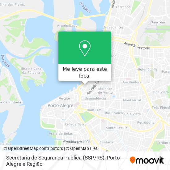 Secretaria de Segurança Pública (SSP / RS) mapa