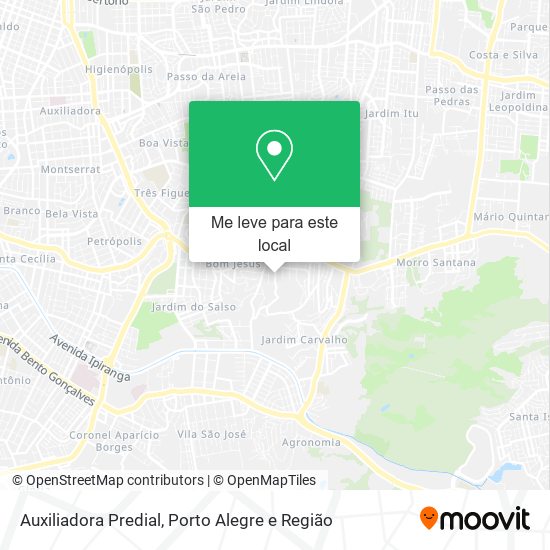 Auxiliadora Predial mapa