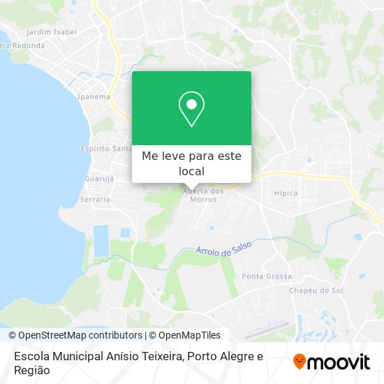Escola Municipal Anísio Teixeira mapa