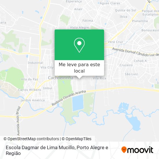 Escola Dagmar de Lima Mucillo mapa