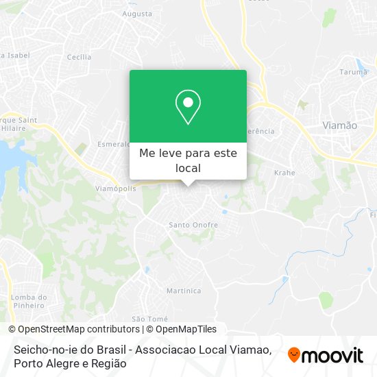 Seicho-no-ie do Brasil - Associacao Local Viamao mapa