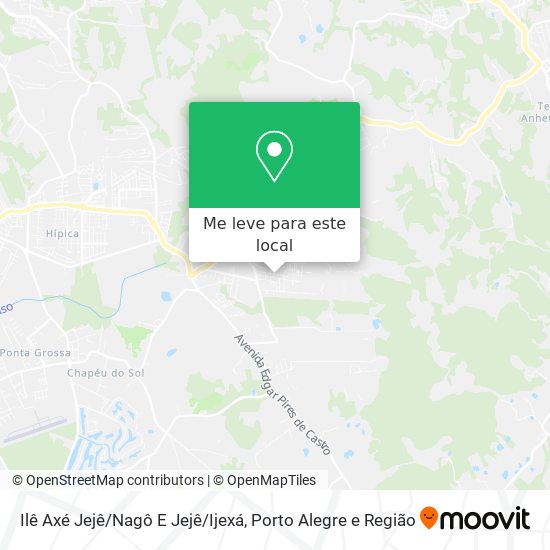 Ilê Axé Jejê/Nagô E Jejê/Ijexá mapa