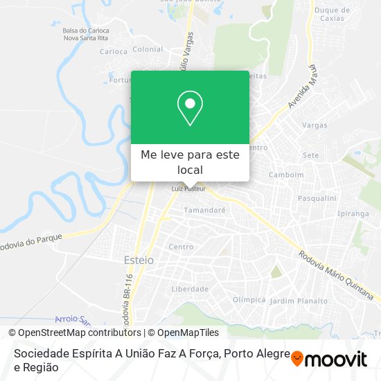 Sociedade Espírita A União Faz A Força mapa