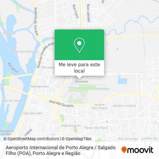 Aeroporto Internacional de Porto Alegre / Salgado Filho (POA) mapa