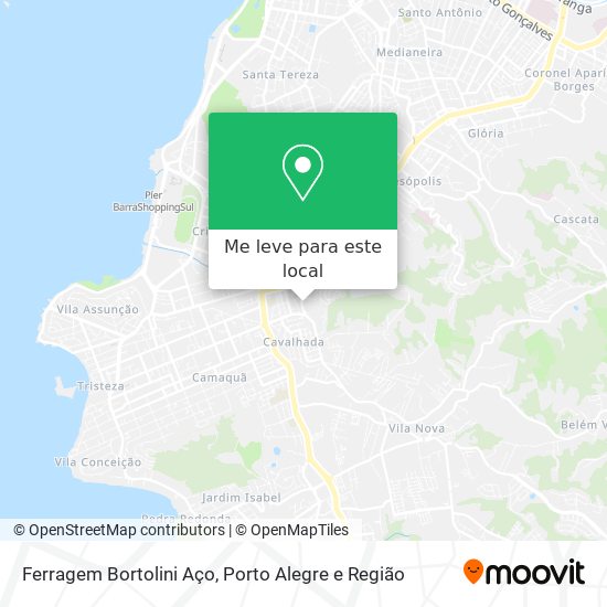 Ferragem Bortolini Aço mapa