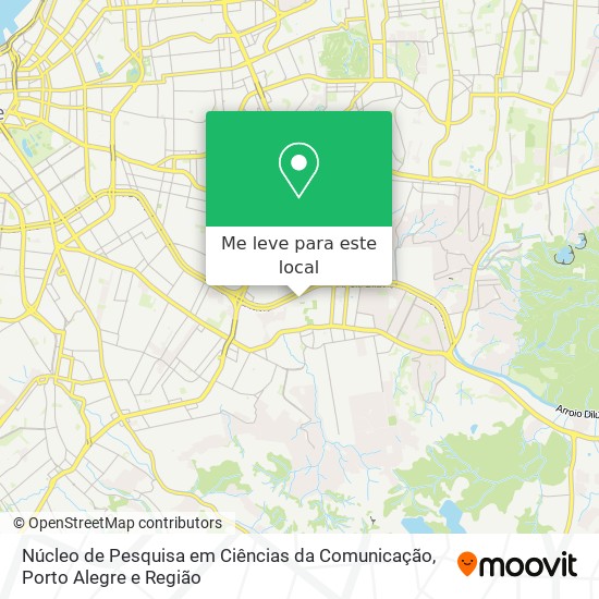 Núcleo de Pesquisa em Ciências da Comunicação mapa