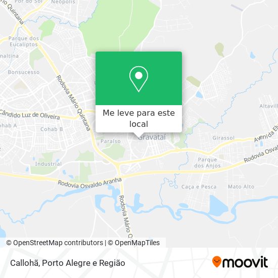 Callohã mapa