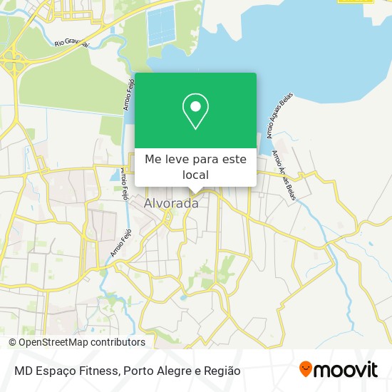 MD Espaço Fitness mapa