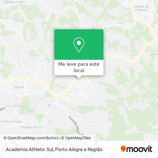 Academia Athletic Sul mapa