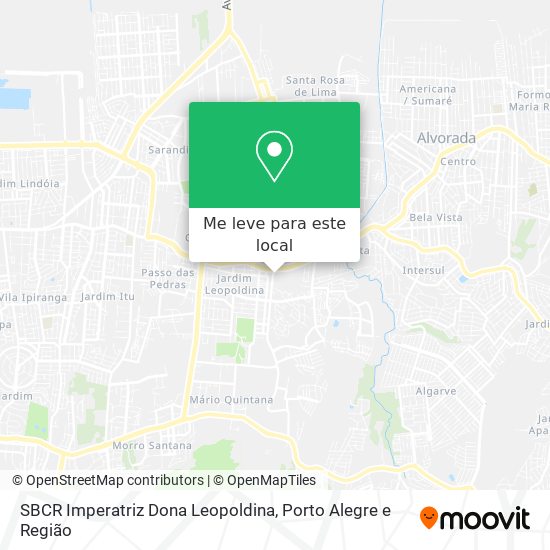 SBCR Imperatriz Dona Leopoldina mapa