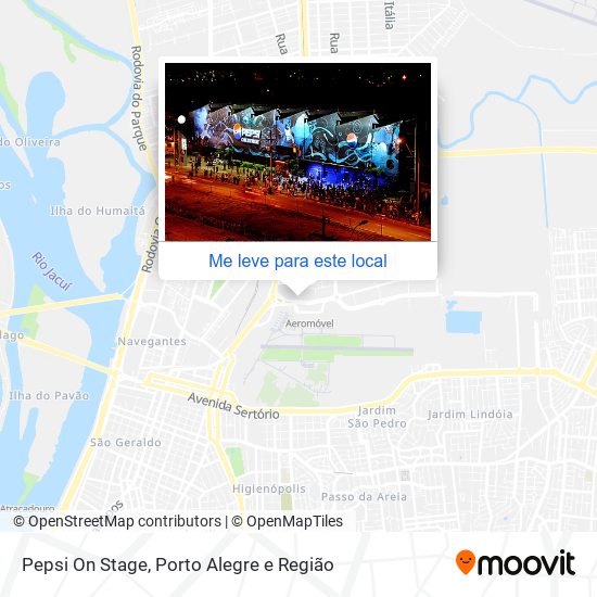 Pepsi On Stage mapa
