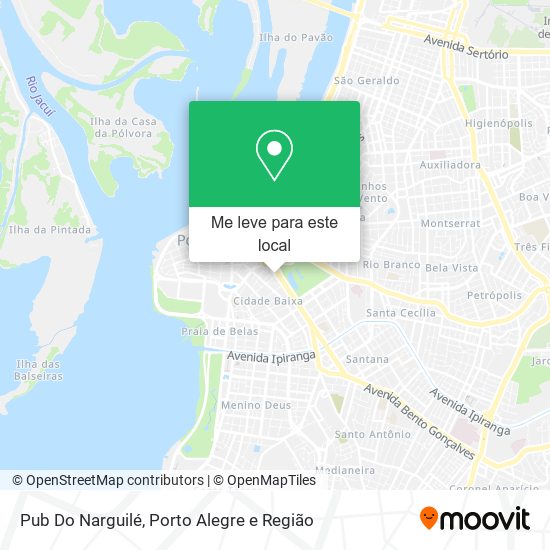 Pub Do Narguilé mapa