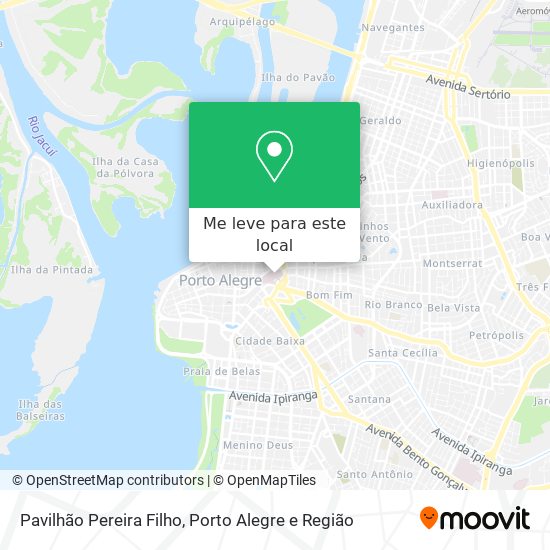 Pavilhão Pereira Filho mapa