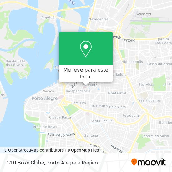 G10 Boxe Clube mapa