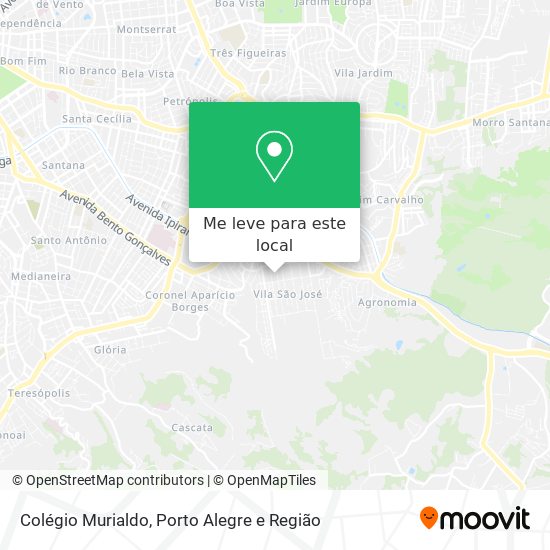 Colégio Murialdo mapa